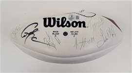 1993 AFC Pro Bowl Team Signed Football w/ 21 Signatures Beckett LOA