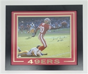 Jerry Rice Autographed & Framed 16x20 Photo JSA