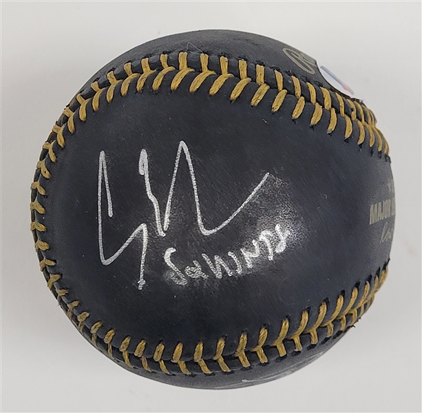 "The Sandlot" Cast Autographed Black OML Baseball Beckett