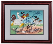 New York Yankees 1996 Warner Bros. Framed Animation Cel "Squeeze Play" LE #16/20 w/ 14 Signatures JSA LOA