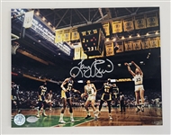 Larry Bird Autographed 8x10 Mounted Photo