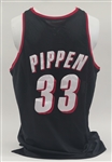 Scottie Pippen 2000-01 Portland Trail Blazers Game Used Jersey w/ Dave Miedema LOA