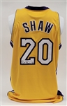 Brian Shaw Autographed 2000-01 Los Angeles Lakers Team Issued Jersey