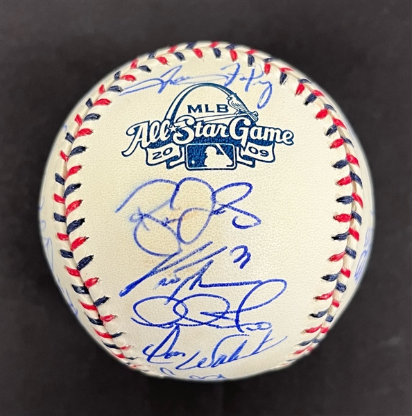 2009 American League All-Stars Team Signed Baseball MLB