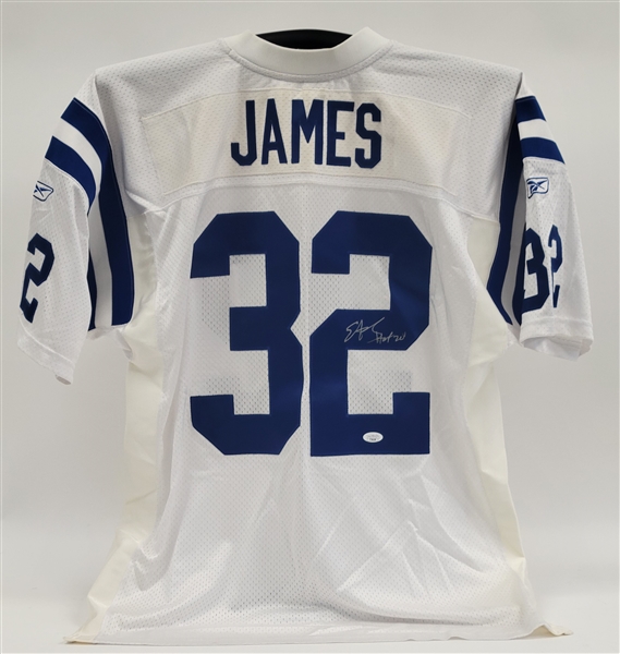 Edgerrin James Autographed Indianapolis Colts Jersey JSA