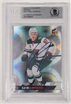 Kirill Kaprizov Autographed 2020-21 UD HoloGrFX Rookies #HG1 Rookie Card BGS