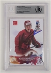 Kirill Kaprizov Autographed 2017 BY Cards IIHF World Championship #RUS201727 Card BGS