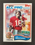 Joe Montana Autographed 1982 Topps #488 Card w/ Beckett LOA