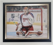 Niklas Backstrom Autographed & Framed 16x20 Photo