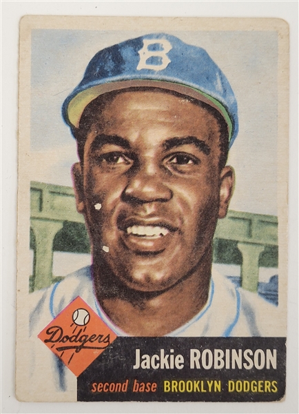 Jackie Robinson 1953 Topps #1 Card