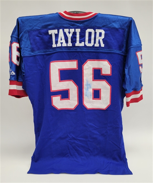 Lawrence Taylor 1992 New York Giants Game Used Jersey w/ Dave Miedema LOA