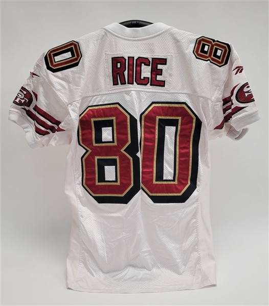 Jerry Rice 1997 San Francisco 49ers Game Used Jersey w/ Dave Miedema LOA