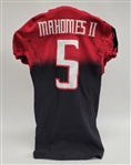 Patrick Mahomes 2014 Texas Tech Game Used Jersey w/ Dave Miedema LOA