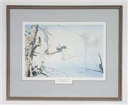 "Settlin In" Framed 1987 Brian Jarvi Lithograph LE #858/2000