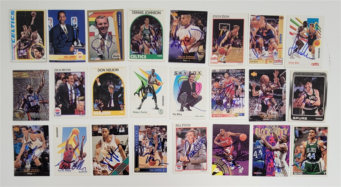 Lot of 81 Autographed Basketball Cards