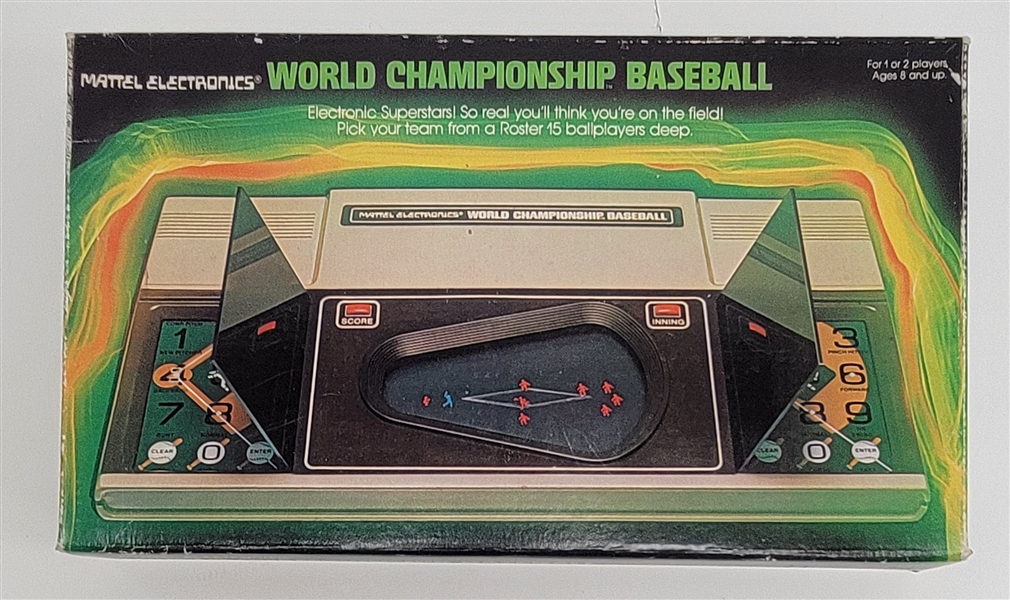 Mattel Electronics "World Championship Baseball" Game in Original Box