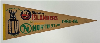 Minnesota North Stars 1980-81 Stanley Cup Finals Pennant