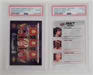 Lot of (2) Steph Curry 2009 PSA Graded Rookie Cards