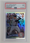 Freddie Freeman 2011 Topps Chrome #173 Refractor Rookie Card PSA 9