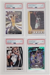 Lot of (4) Michael Jordan, LeBron James, Steph Curry, & Chris Paul PSA Graded Cards