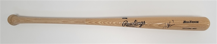 Joe Mauer Autographed Rawlings Bat Beckett