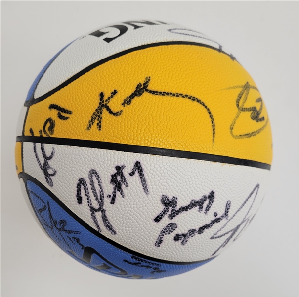 2005 NBA All-Stars Autographed Basketball w/ Kobe Bryant & Kevin Garnett Beckett LOA