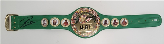 Ryan Garcia Autographed WBC Full Size Premium Championship Boxing Belt Beckett