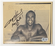 Sugar Ray Leonard Autographed & Inscribed Photo Beckett