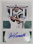 Joe Namath Autographed 2020 Panini National Treasures Card LE #5/5