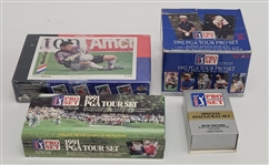 Lot of 4 Golf & Soccer Card Boxes w/ 1 Factory Sealed