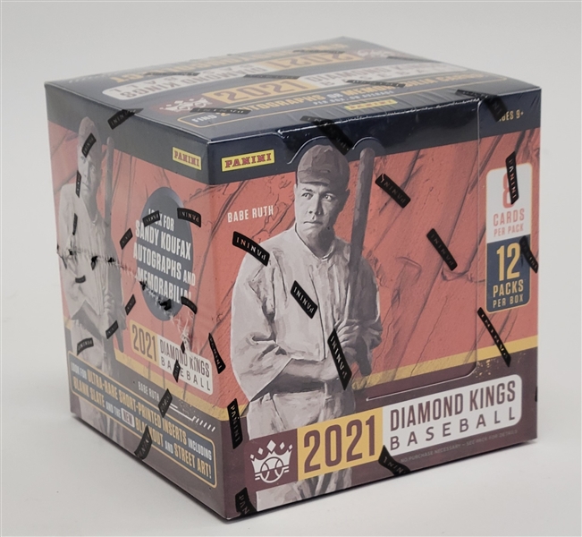 Factory Sealed 2021 Diamond Kings Baseball Hobby Box