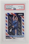 Luka Doncic Autographed 2018-19 Panini Prizm Red White Blue #280 Rookie Card PSA/DNA