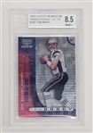 Tom Brady 2000 Playoff Momentum #180 Graded Series 1 of 175 Rookie Card LE #34/750 BGS 8.5 *RARE*