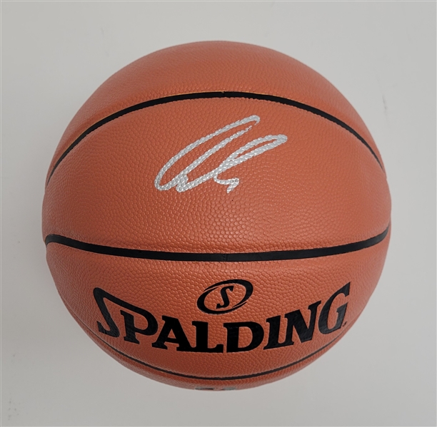 Luka Doncic Autographed Spalding NBA Game Series Basketball Beckett