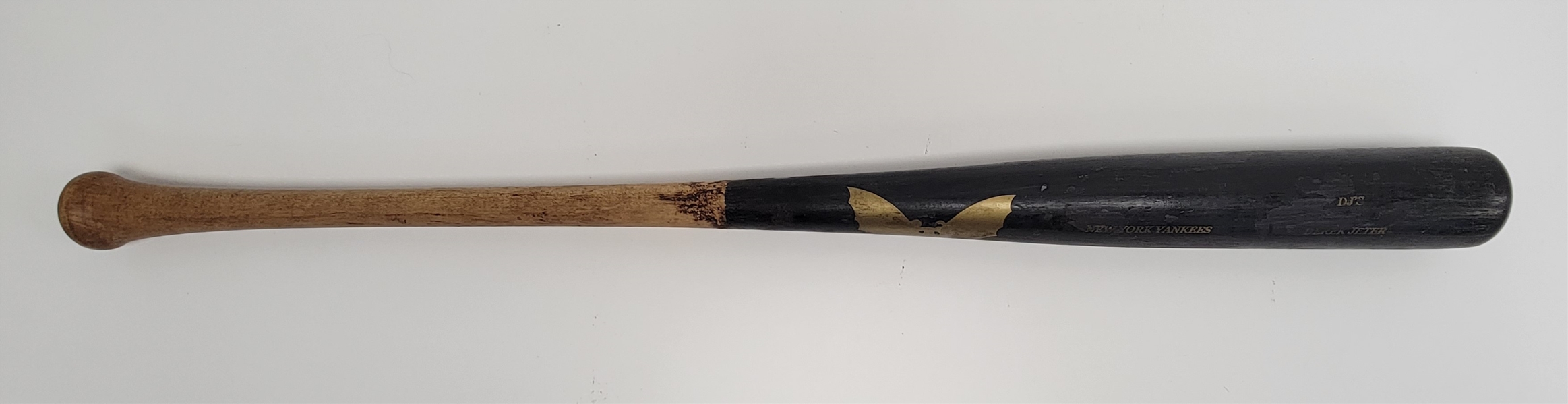 Derek Jeter c. 2006 New York Yankees BP Used & Autographed SAM Bat w/ JSA & PSA/DNA John Taube LOAs