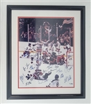 1980 Miracle Hockey Team Signed & Framed 16x20 Photo LE #41/980 w/ Beckett LOA