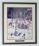 1980 Miracle Hockey Team Signed & Framed 16x20 Photo LE #42/980 w/ Beckett LOA