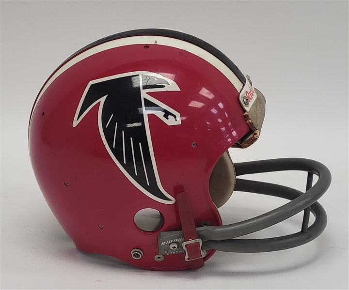 Vintage Atlanta Falcons Game Used Football Helmet