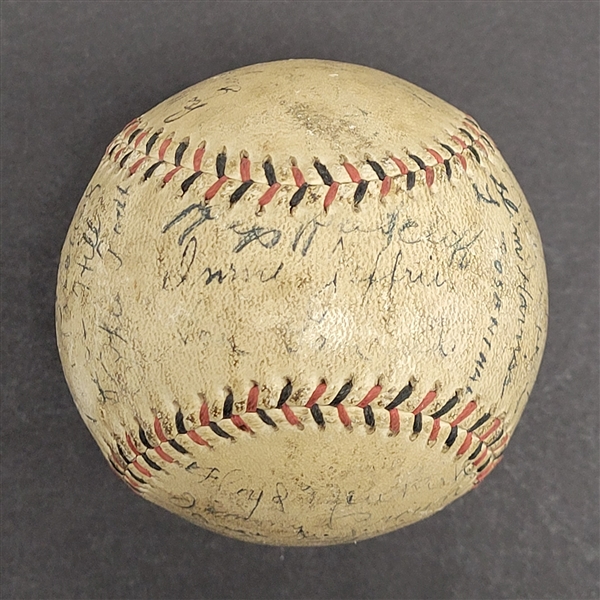 1933 Minneapolis Millers Team Signed Baseball w/ Beckett LOA