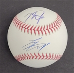 Shohei Ohtani & Mike Trout Dual Autographed OML Baseball MLB