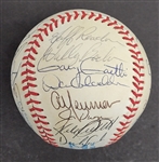 1989 Minnesota Twins Team Signed OAL Baseball w/ Kirby Puckett Beckett LOA