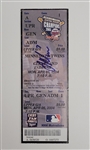 Joe Mauer Autographed MLB Debut Ticket Beckett