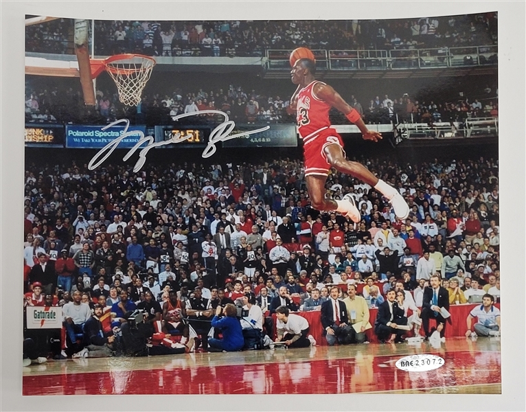 Michael Jordan Autographed 8x10 Photo UDA