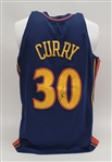 Steph Curry Autographed 2009-10 Golden State Warriors Mitchell & Ness HWC Swingman Rookie Jersey Steiner