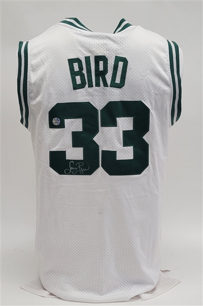 Larry Bird Autographed Boston Celtics Adidas HWC Jersey