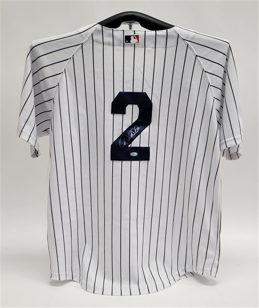 Derek Jeter Autographed New York Yankees Jersey Steiner