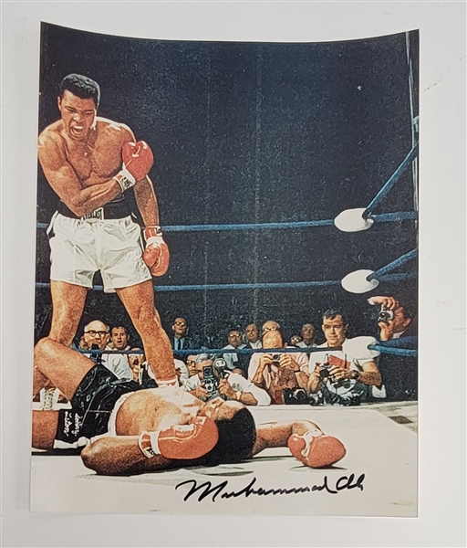 Muhammad Ali Autographed 8x10 Photo w/ PSA/DNA LOA