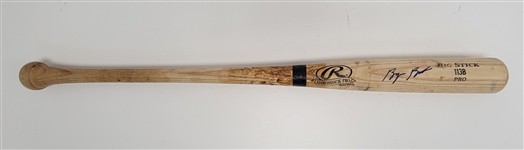 Byron Buxton Autographed Rawlings Pro Stock Bat Beckett