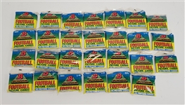 Lot of 27 Unopened 1991 Bowman Football 40-Card Packs