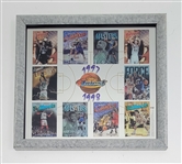 NBA Topps Finest 1997-1998 Framed Mirror Card Set